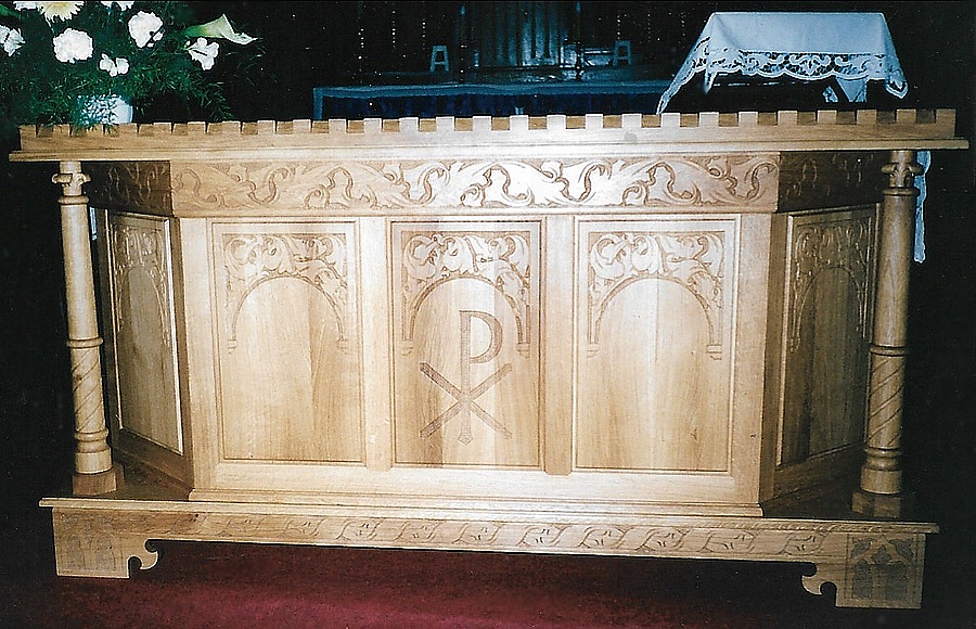 Faragott szembeoltár - Jászszentandrás, 1994